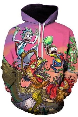 Rick and Morty Hoodie Sweatshirt