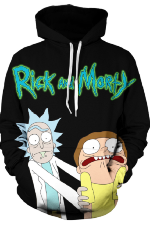Rick and Morty Pullover Hoodie