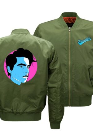 Riverdale Jackets - Solid Color Riverdale Archie Andrews Fleece Jacket