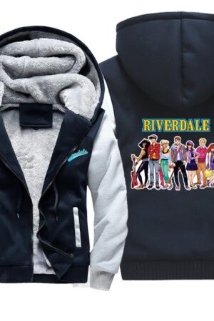 Riverdale Jackets - Solid Color Riverdale Character Icon Fleece Jacket