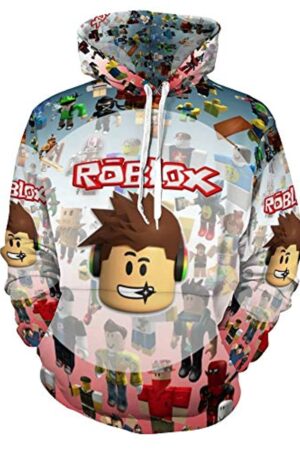 Roblox 3D Printed Hooded Sweatshirt Pullover Hoodie