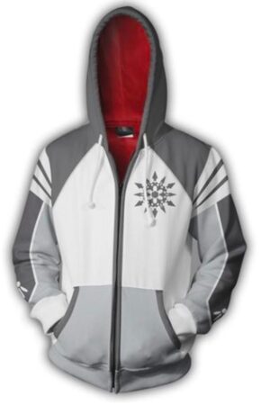 RWBY Anime Cosplay Costume Sweatshirt Zip Up Hoodie