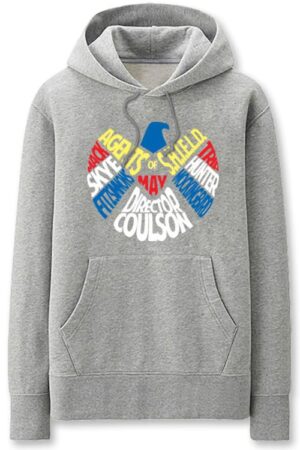 S.H.I.E.L.D. Hoodies - Solid Color Hydra Iron Man One-Eyed Man Super Cool Fleece Hoodie