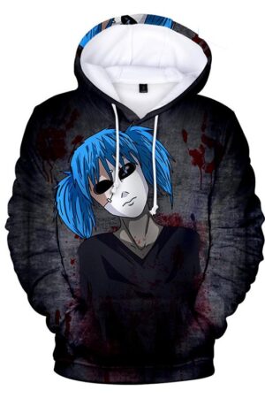 Sally Face Hoodies - Sally Face Game Series Bloodiness Sally Face Mask Hoodie