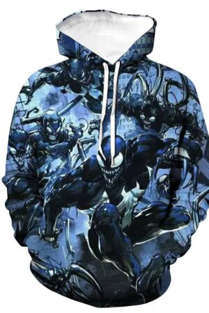 Spiderman Hoodies - Carnage and Venom Monster 3D Hoodie