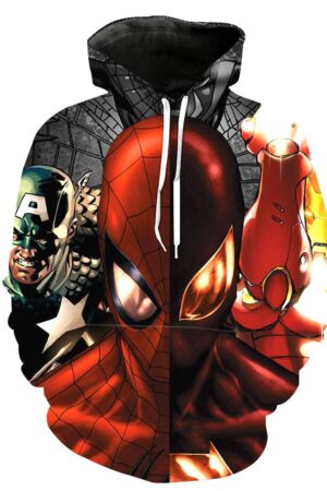 Spiderman Hoodies - Spiderman Series Super Cool Super hero 3D Hoodie