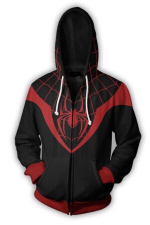 Spiderman Hoodies - Ultimate Spiderman Super Hero 3D Zip Up Hoodie