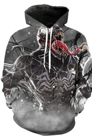 Spiderman Hoodies - Venom Spiderman Monster 3D Hoodie