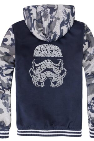 Star Wars Jackets - Solid Color Star Wars Movie Series Warrior Icon Fleece Jacket