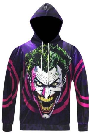 Suicide Squad 3D Hoodies - Joker Hooded Sweatshirt