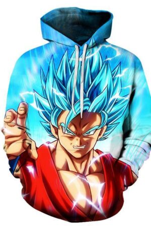 Super Saiyan Blue - Anime Hoodie
