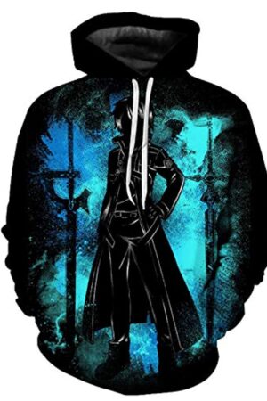 Sword Art Online Anime 3D Print Pullover Hoodie Sweatshirt
