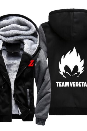 Team Vegeta Jacket - Dragon Ball Fleece Jackets