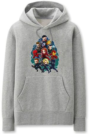 The Avengers Hoodies - Solid Color Super Hero Infinite War Cartoon Style Fleece Hoodie