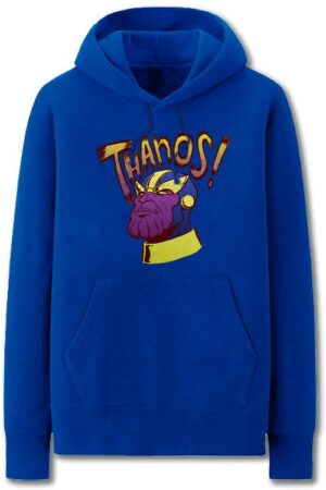 The Avengers Hoodies - Solid Color Thanos was Right Cartoon Style Super Cool Fleece Hoodie