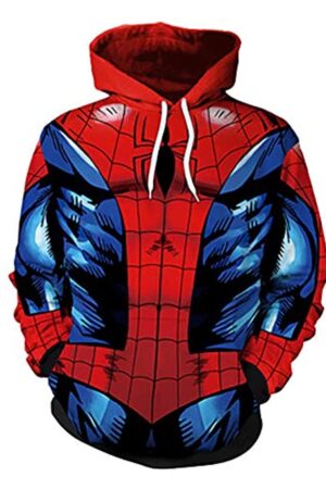 The Avengers Spiderman Superman Hoodie Pullover Sweatshirt