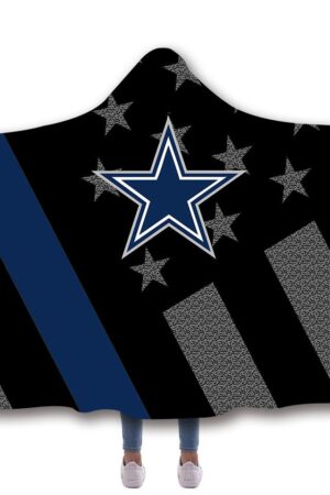 The Dallas Cowboys Hooded Blankets - Cowboys Series Fleece Hooded Blanket