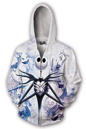 The Nightmare Before Christmas 3D Printed Hoodie