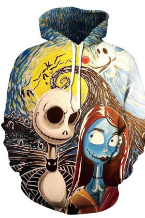 The Nightmare Before Christmas Hoodies 3D Printed Unisex Hoodies