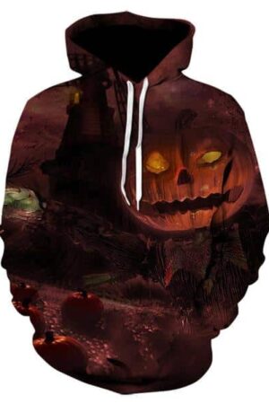 The Nightmare Before Christmas Jack Skellington 3D Printed Pullover Hoodie