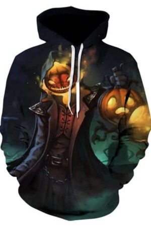 The Nightmare Before Christmas Jack Skellington 3D Printed Pullover Hoodie