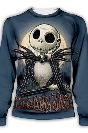 The Nightmare Before Christmas Unisex 3D Print Pullover