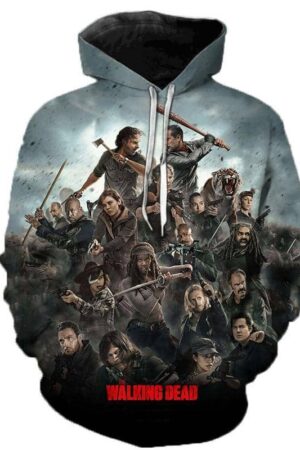 The Walking Dead 3D Printed Hoodie - Fashion Casual Sweatshirts Pullover