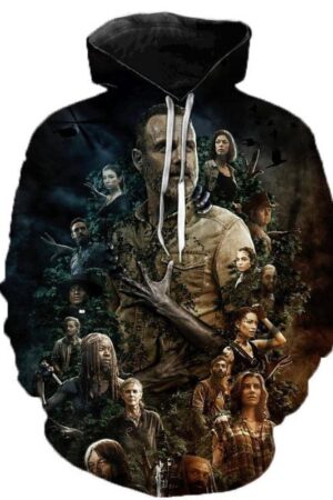 The Walking Dead 3D Printed Hoodie - Fashion Casual Sweatshirts Pullover