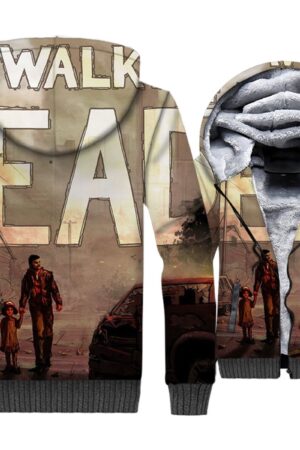 The Walking Dead Jackets - The Walking Dead Series Movie Icon 3D Fleece Jacket