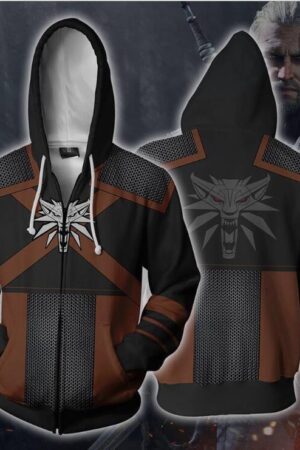 The Witcher 3 Hoodie - Wild Hunt Zip Up Hoodie