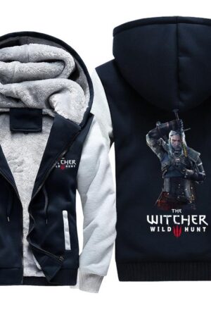 The Witcher 3: Wild Hunt Jackets - Solid Color The Witcher Geralt Game Super Cool Fleece Jacket