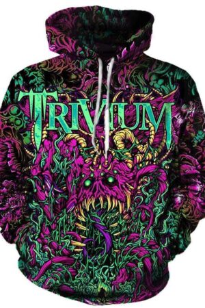 Trivium Hoodies - Pullover Purple Hoodie