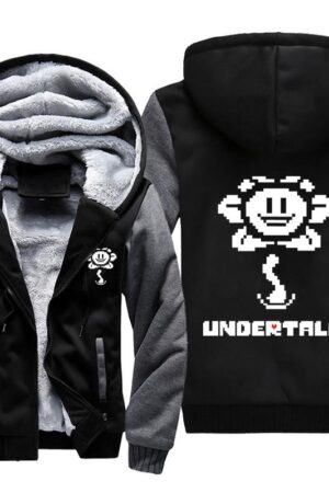 Undertale Jackets - Solid Color Undertale Floret Super Cool Fleece Jacket