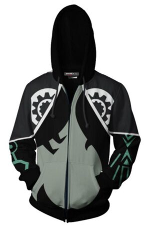 Unisex Midna Hoodies The Legend of Zelda Zip Up 3D Print Jacket Sweatshirt