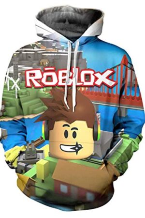 Unisex Roblox 3D Print Hoodies Sweatshirts Hooded Pullover