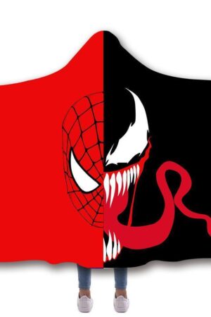 Venom Hooded Blanket - Spider-Man Fit Venom Blanket