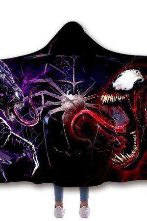 Venom Hooded Blanket - Strangle Black Blanket