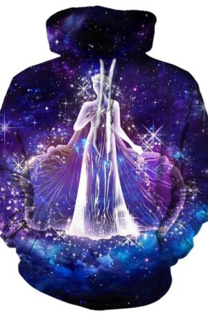 Virgo Horoscope Hoodies - Pullover Black Hoodie