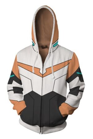 Voltron: Legendary Defender Hoodies - Cosplay Paladin Hunk Zip Up Hoodie