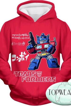 Voltron: Legendary Defender Hoodies -Transformers Optimus Prime Pullover Hoodie