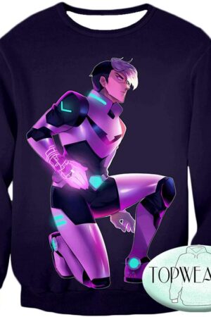Voltron: Legendary Defender Sweatshirts -Traditional Black Paladin Shiro Sweatshirt