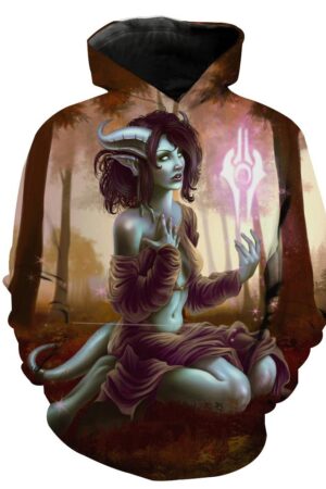 World of Warcraft Draenei Hoodies - Pullover Sexy Draenei Apparel Hoodie