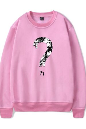 XXXTentacion Sweatshirts - Solid Color Popular Rapper XXXTentacion Question Mark Icon Sweatshirt
