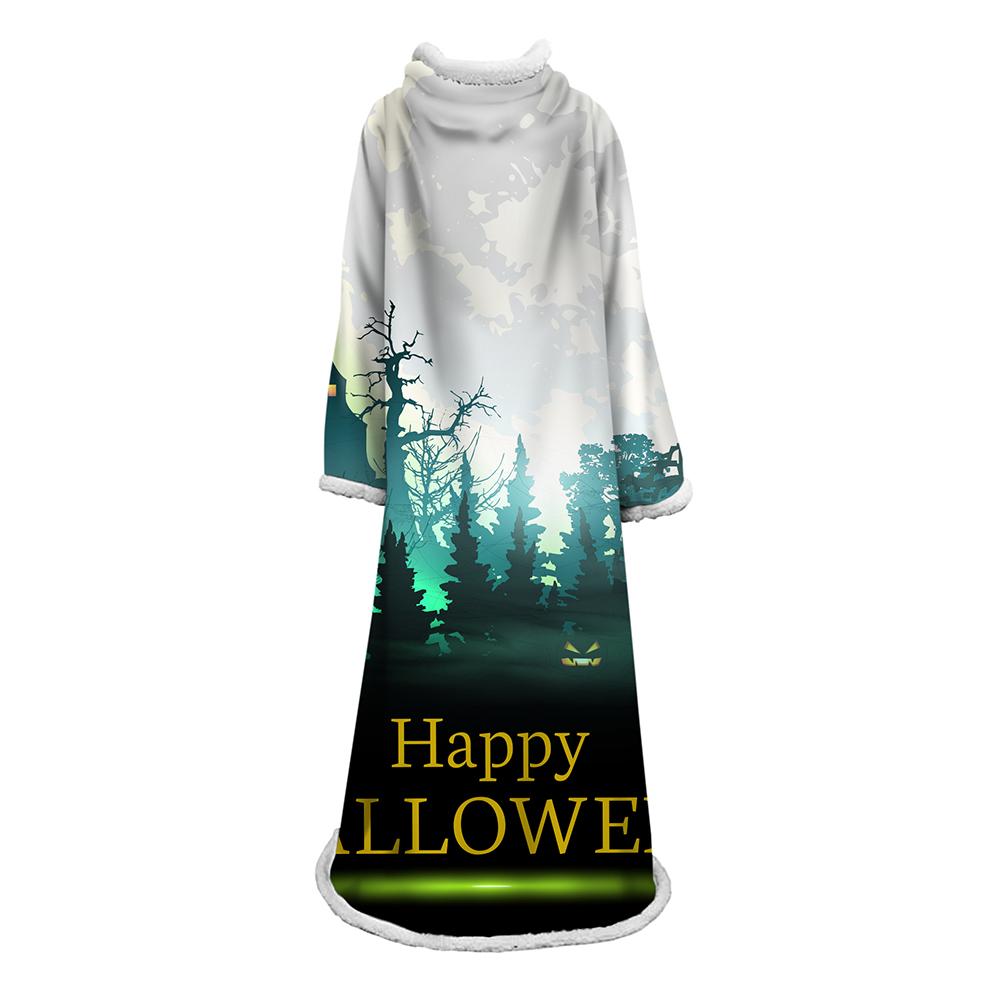 3D Digital Printed Blanket With Sleeves-Blanket Robe Halloween Party - Image 40
