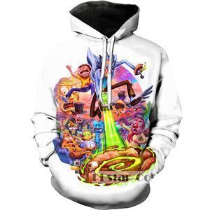 3D Hoodie Cartoon Rick and Morty