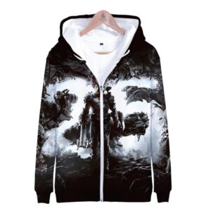 3D Movie Doom Eternal Zipper Hoodies Sweatshirts