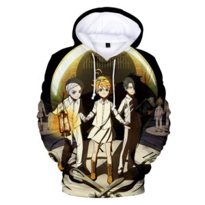 3D Print Hoodies - Anime The Promised Neverland Sweatshirts