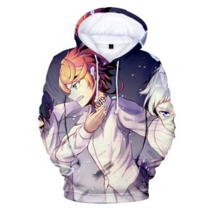 3D Print Hoodies - Anime The Promised Neverland Sweatshirts