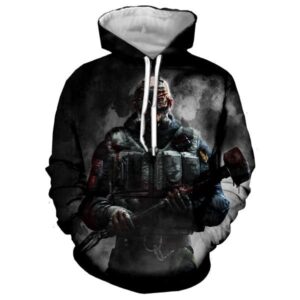 3D Print Rainbow Six Siege Sweatshirts Unisex Military Hoodie