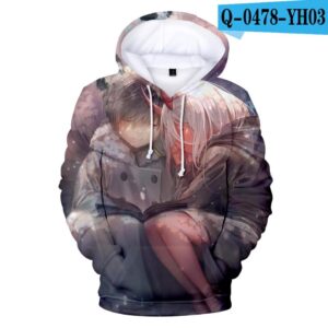 3D Printed Hoodies - Anime DARLING in The FRANXX Sweatshirt